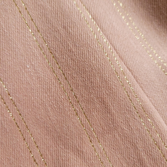 L'AGENCE Metallic Stripe Thread Crop Barbiecore Blazer - Picture 7 of 12